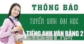 Tuyển sinh lớp tiếng anh vb2 học cuối tuần