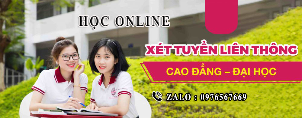 Liên thông cao đẳng, đại học học online 